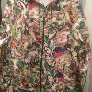 Rare Jordan technicolor sneaker hoodie jacket XL